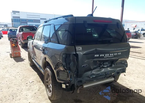2025 Ford Bronco Sport Big Bend from USA, damaged, VIN 3FMCR9BN3SRE03307